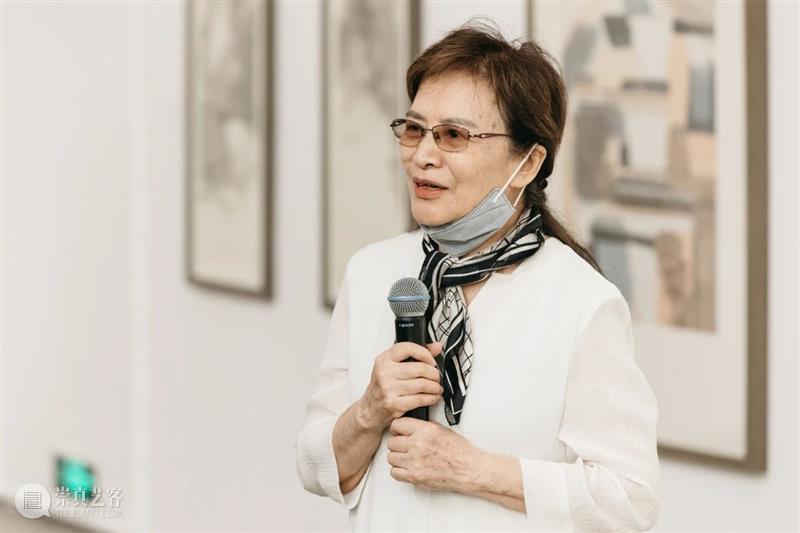 “她水墨——中国当代女艺术家水墨大展”盛大开幕 水墨 中国 艺术家 大展 今日美术馆 现场 嘉宾 开幕式 上策展 杨维民 崇真艺客