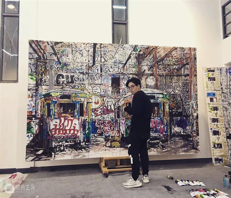 陈轩荣：DOPE&DUANG | 即将在松艺术区开幕 陈轩荣 DOPE DUANG 艺术 艺术家 作品 墙面 雨水 痕迹 时间 崇真艺客