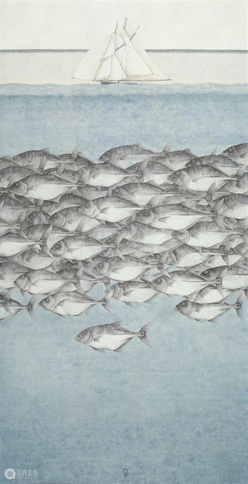 《美术博览》丛书 | 南有嘉鱼 烝然罩罩 ——读何曦当代水墨画 何曦 水墨画 嘉鱼 烝然 美术博览 丛书 龚云表 一九三七 纸本 水墨 崇真艺客