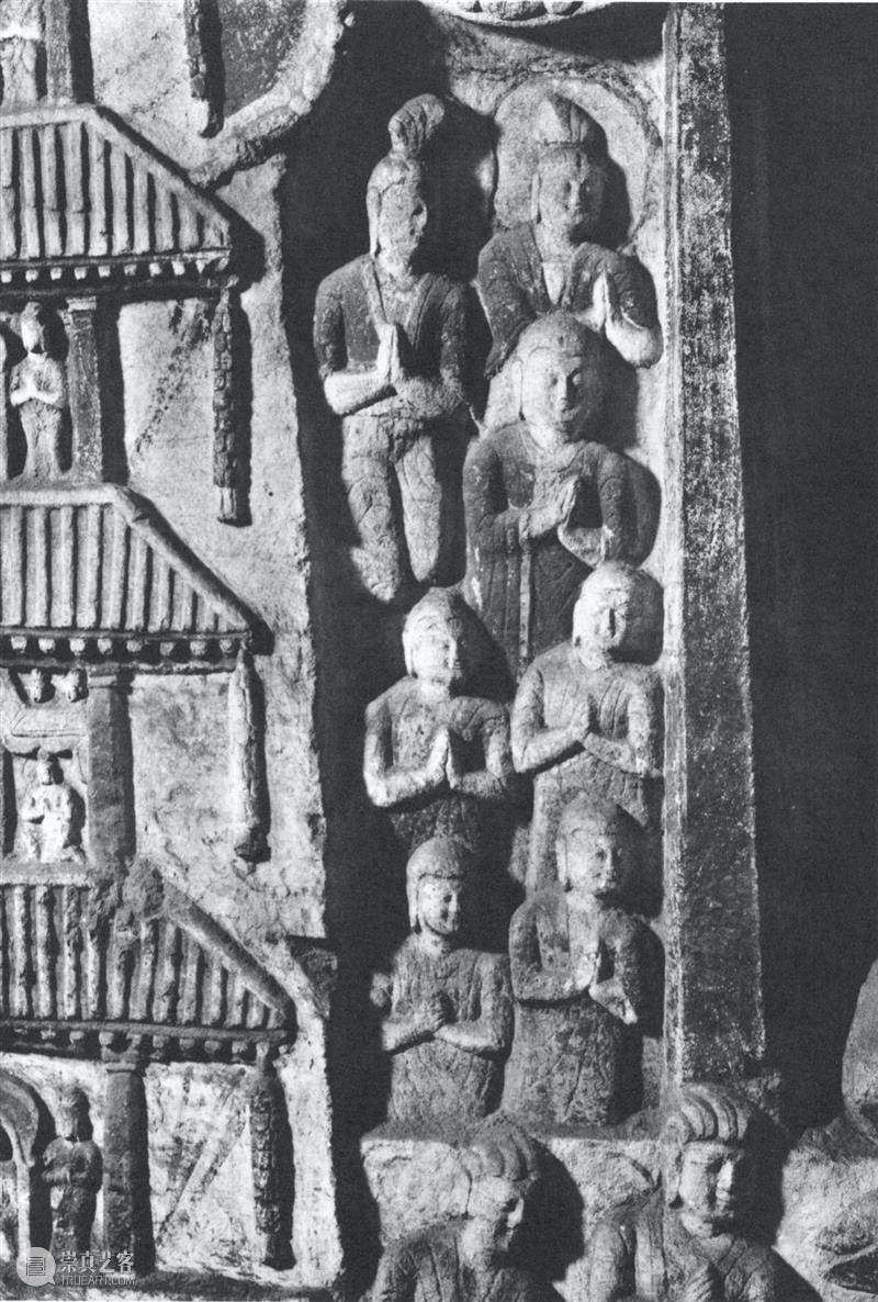 四十年代水野版云冈图集：第六窟 野版 云冈图集 中心 东面 下层 弥勒 云冈石窟 山西省 大同市西 武周山南 崇真艺客