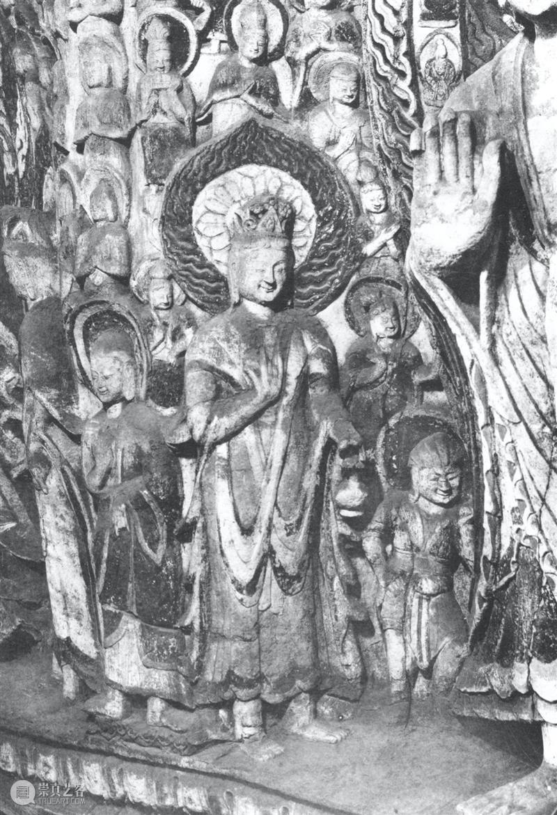 四十年代水野版云冈图集：第六窟 野版 云冈图集 中心 东面 下层 弥勒 云冈石窟 山西省 大同市西 武周山南 崇真艺客