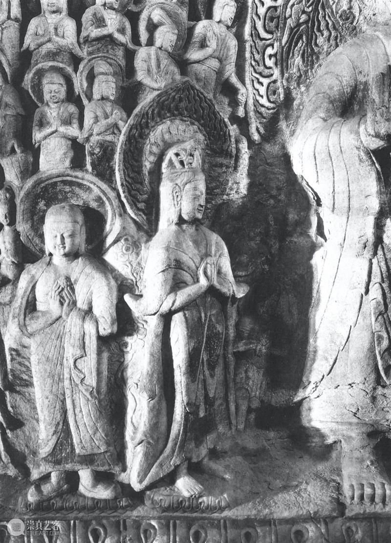 四十年代水野版云冈图集：第六窟 野版 云冈图集 中心 东面 下层 弥勒 云冈石窟 山西省 大同市西 武周山南 崇真艺客