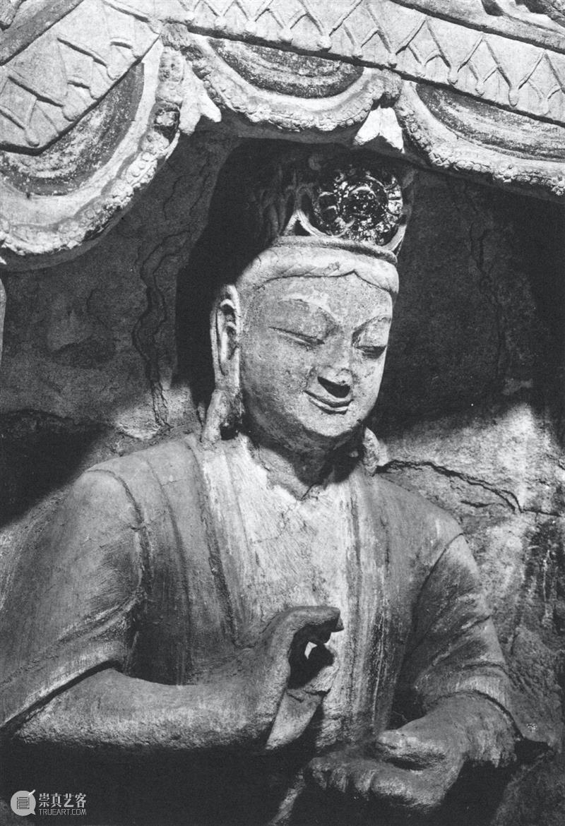 四十年代水野版云冈图集：第六窟 野版 云冈图集 中心 东面 下层 弥勒 云冈石窟 山西省 大同市西 武周山南 崇真艺客