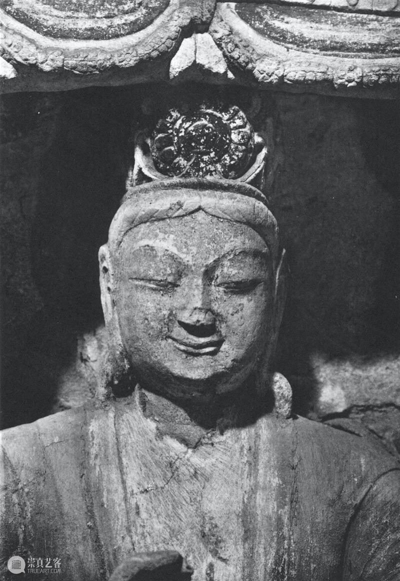 四十年代水野版云冈图集：第六窟 野版 云冈图集 中心 东面 下层 弥勒 云冈石窟 山西省 大同市西 武周山南 崇真艺客