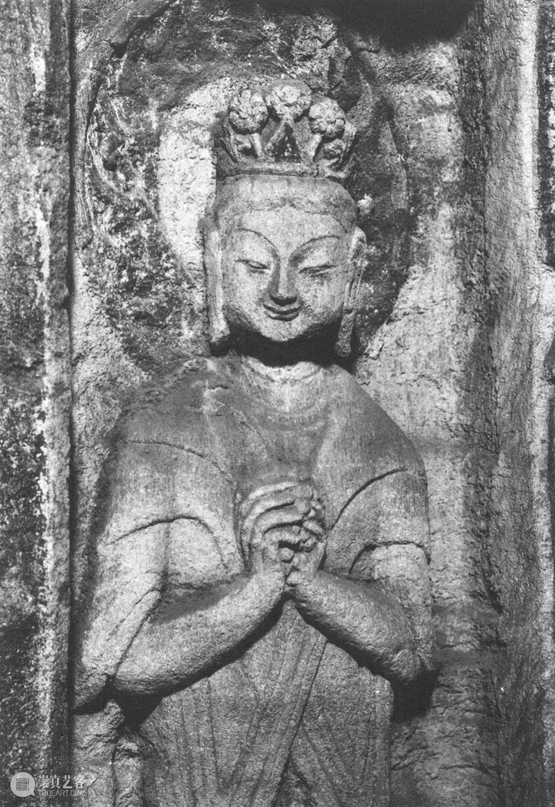 四十年代水野版云冈图集：第六窟 野版 云冈图集 中心 东面 下层 弥勒 云冈石窟 山西省 大同市西 武周山南 崇真艺客