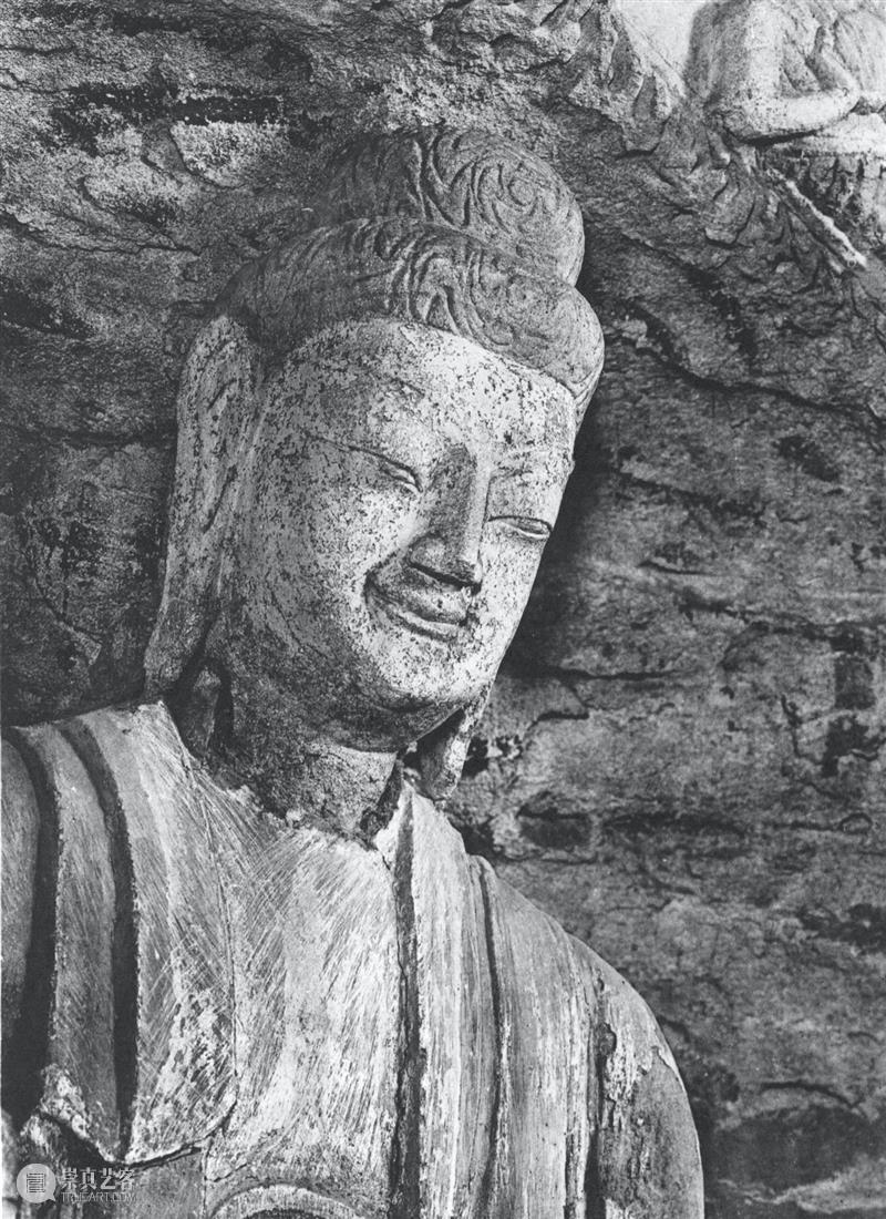 四十年代水野版云冈图集：第六窟 野版 云冈图集 中心 东面 下层 弥勒 云冈石窟 山西省 大同市西 武周山南 崇真艺客