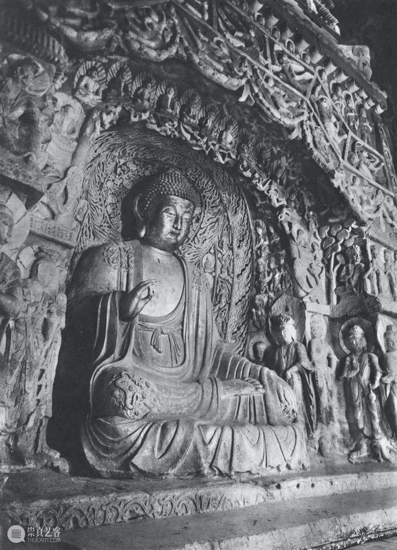 四十年代水野版云冈图集：第六窟 野版 云冈图集 中心 东面 下层 弥勒 云冈石窟 山西省 大同市西 武周山南 崇真艺客