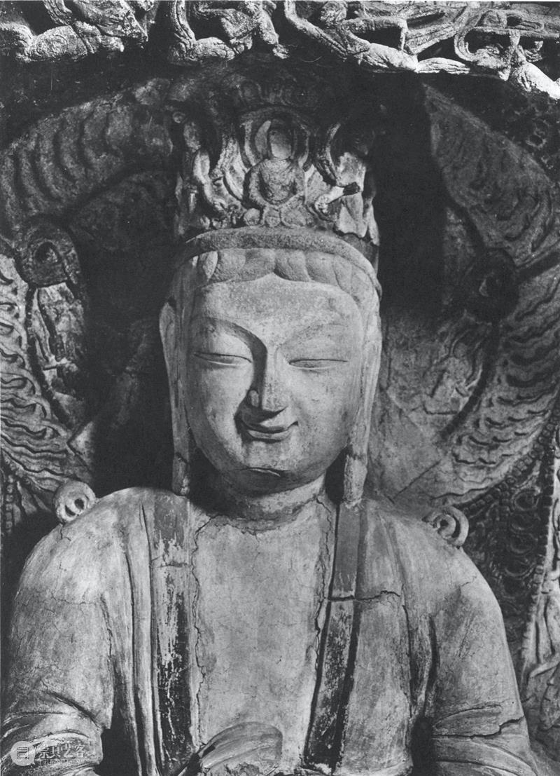 四十年代水野版云冈图集：第六窟 野版 云冈图集 中心 东面 下层 弥勒 云冈石窟 山西省 大同市西 武周山南 崇真艺客