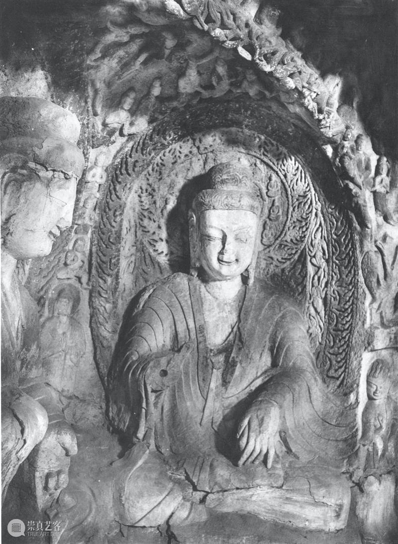 四十年代水野版云冈图集：第六窟 野版 云冈图集 中心 东面 下层 弥勒 云冈石窟 山西省 大同市西 武周山南 崇真艺客