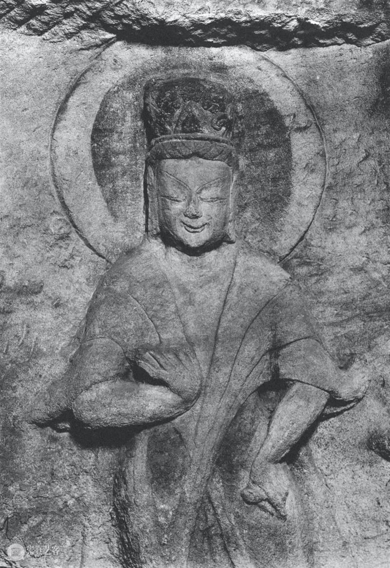 四十年代水野版云冈图集：第六窟 野版 云冈图集 中心 东面 下层 弥勒 云冈石窟 山西省 大同市西 武周山南 崇真艺客