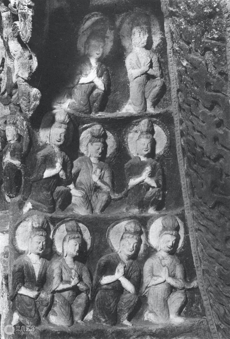 四十年代水野版云冈图集：第六窟 野版 云冈图集 中心 东面 下层 弥勒 云冈石窟 山西省 大同市西 武周山南 崇真艺客