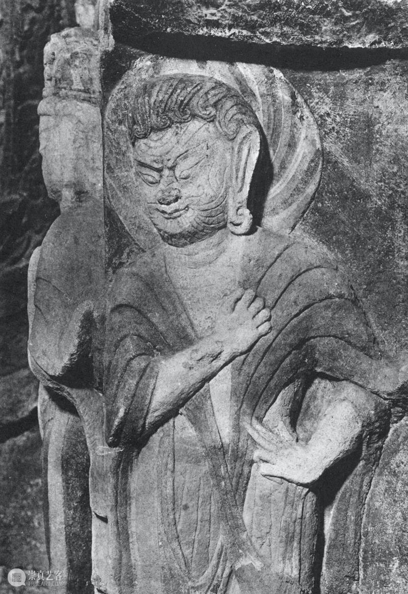 四十年代水野版云冈图集：第六窟 野版 云冈图集 中心 东面 下层 弥勒 云冈石窟 山西省 大同市西 武周山南 崇真艺客