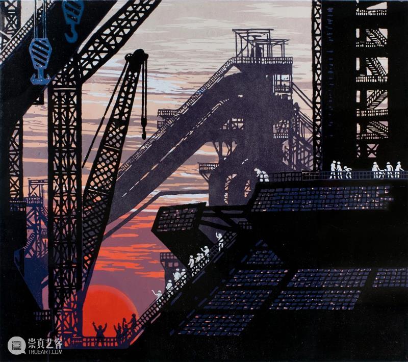 感谢工业版画记录下这个城市值得纪念的重要瞬间 | “日新月异”展览回溯 工业 版画 瞬间 这个城市 秋期 季节 武汉美术馆 作品展 观众 武汉 崇真艺客