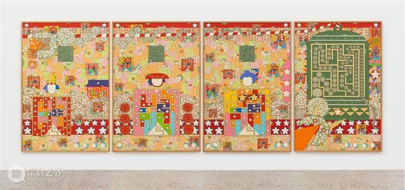 作品背景｜樱花曼荼罗空间 作品 背景 樱花曼荼罗空间 樱花 原子弹 丙烯颜料 塑料球 时候 个人 经历 崇真艺客