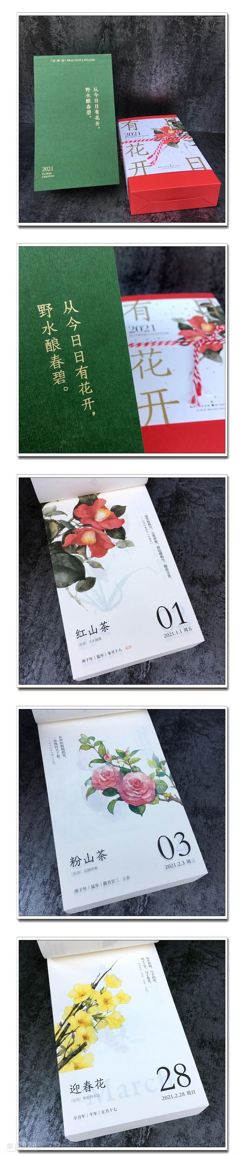 一日一书 | 2021年日历：日日有花开 崇真艺客