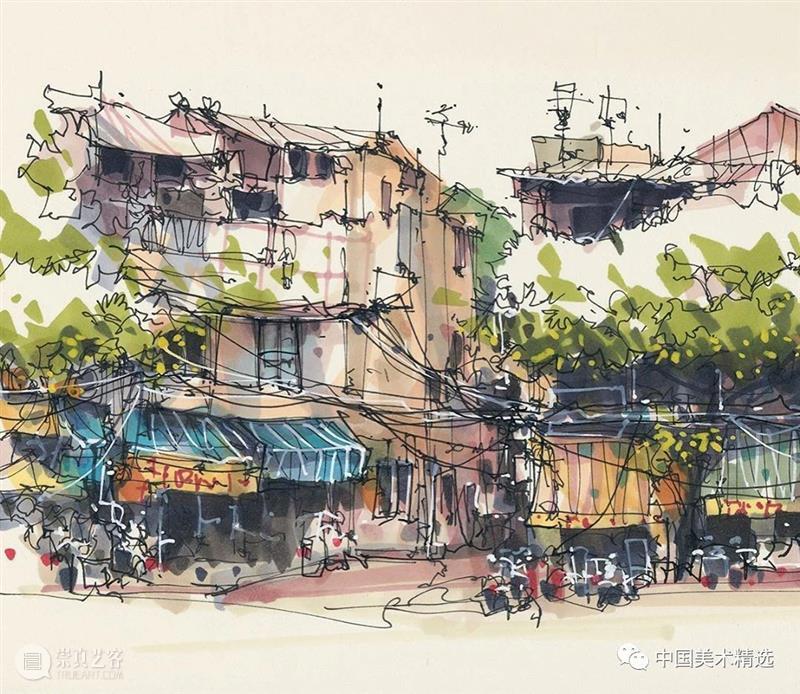 自在轻松的建筑手绘 建筑 手绘 Kiefer 荷兰 数字 艺术家 技术 动画 材料 个人 崇真艺客