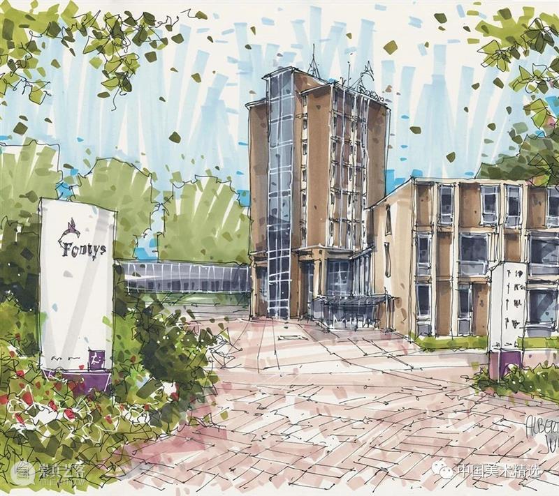 自在轻松的建筑手绘 建筑 手绘 Kiefer 荷兰 数字 艺术家 技术 动画 材料 个人 崇真艺客