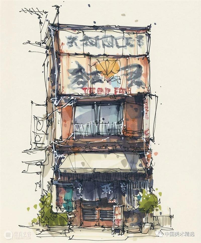 自在轻松的建筑手绘 建筑 手绘 Kiefer 荷兰 数字 艺术家 技术 动画 材料 个人 崇真艺客