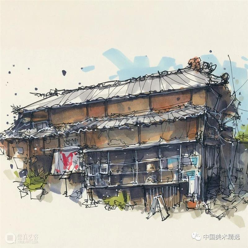自在轻松的建筑手绘 建筑 手绘 Kiefer 荷兰 数字 艺术家 技术 动画 材料 个人 崇真艺客
