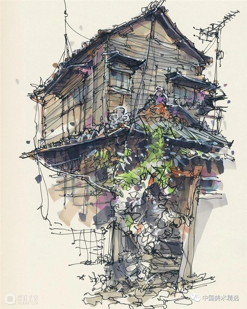 自在轻松的建筑手绘 建筑 手绘 Kiefer 荷兰 数字 艺术家 技术 动画 材料 个人 崇真艺客