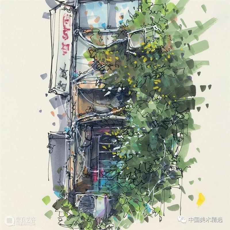 自在轻松的建筑手绘 建筑 手绘 Kiefer 荷兰 数字 艺术家 技术 动画 材料 个人 崇真艺客
