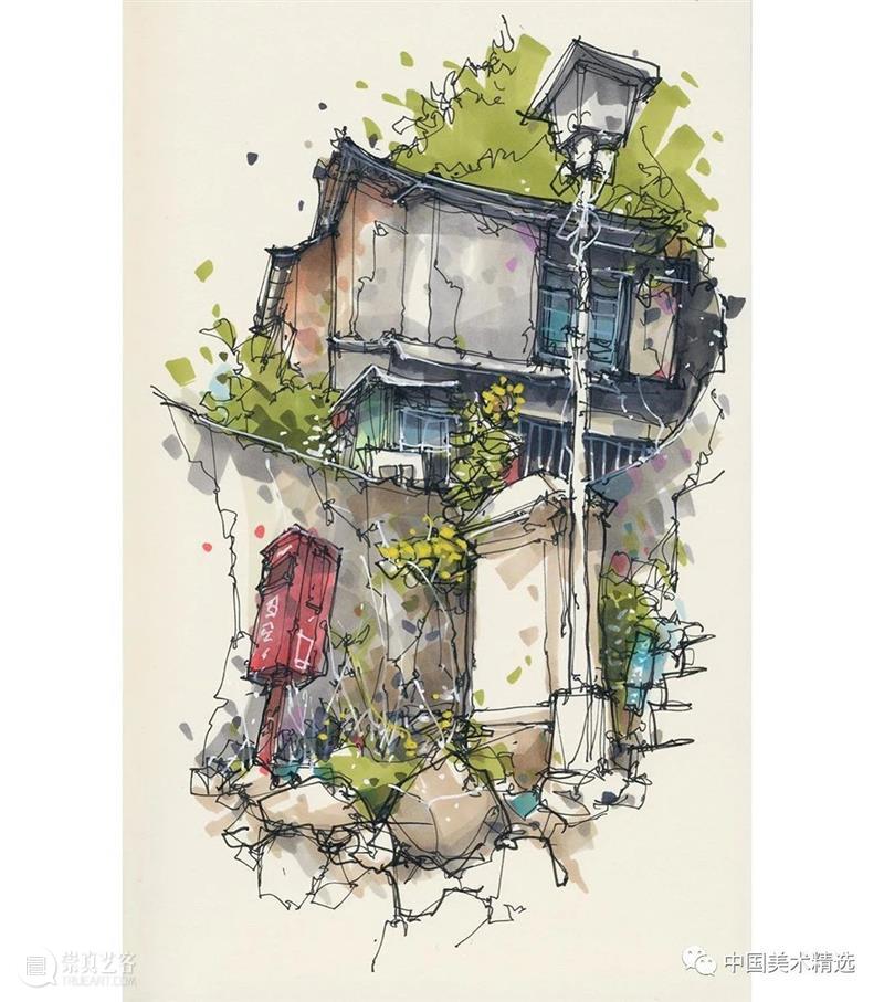 自在轻松的建筑手绘 建筑 手绘 Kiefer 荷兰 数字 艺术家 技术 动画 材料 个人 崇真艺客
