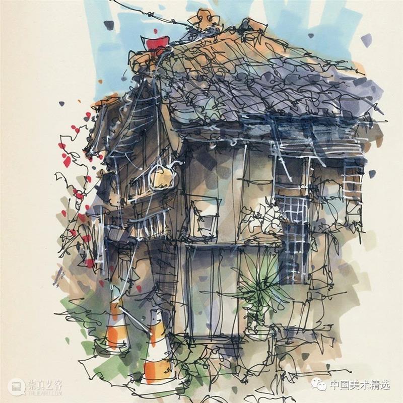 自在轻松的建筑手绘 建筑 手绘 Kiefer 荷兰 数字 艺术家 技术 动画 材料 个人 崇真艺客