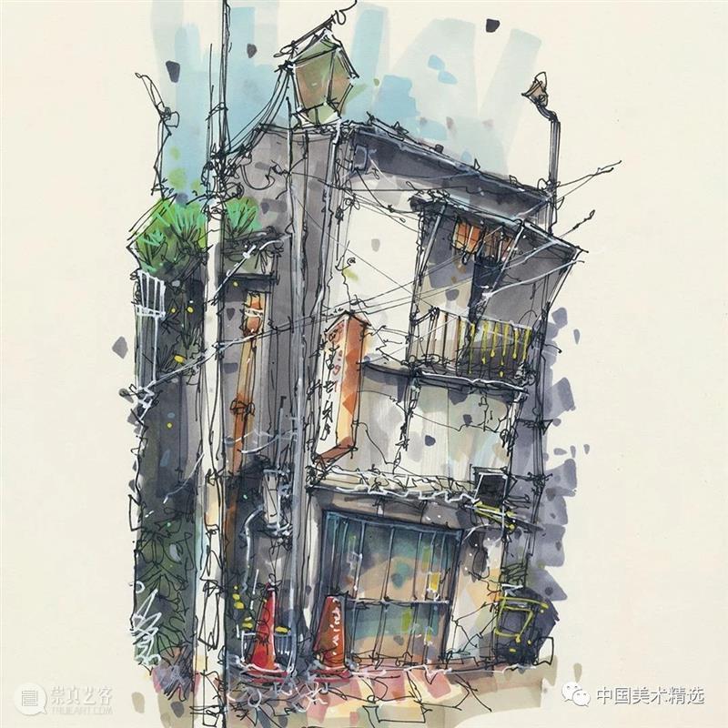 自在轻松的建筑手绘 建筑 手绘 Kiefer 荷兰 数字 艺术家 技术 动画 材料 个人 崇真艺客