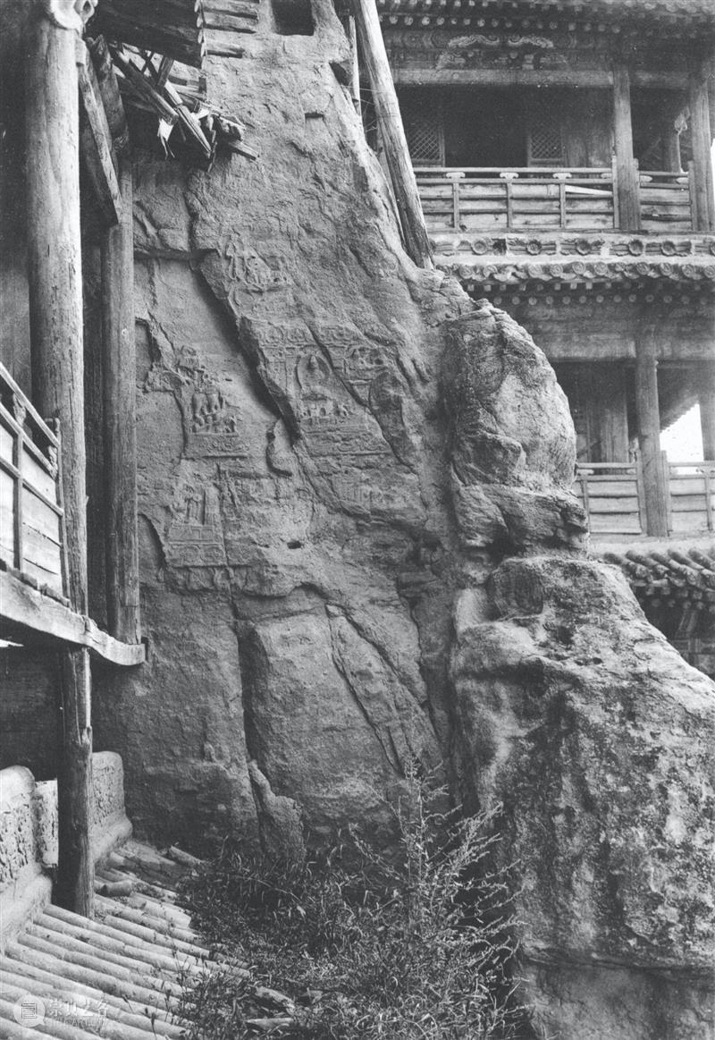 四十年代水野版云冈图集：第七窟 野版 云冈图集 外景 云冈石窟 山西省 大同市西 武周山南 东西 大小 洞窟 崇真艺客