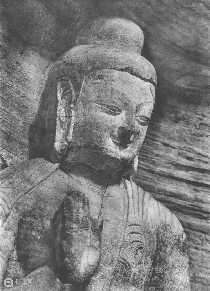 四十年代水野版云冈图集：第七窟 野版 云冈图集 外景 云冈石窟 山西省 大同市西 武周山南 东西 大小 洞窟 崇真艺客