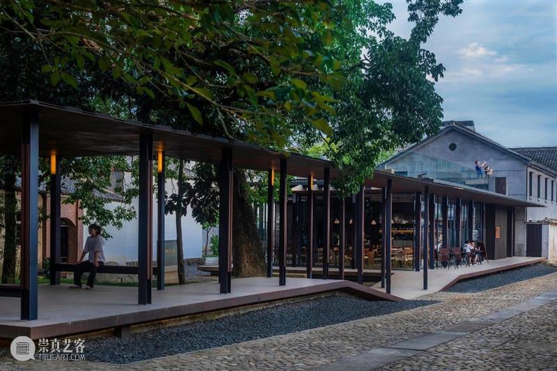 家琨建筑新作‘​文里·松阳三庙文化交流中心’，耐候钢‘泥鳅’ 松阳 建筑 中心 耐候钢 家琨 新作 三庙 泥鳅 彭海 东香樟树院 崇真艺客