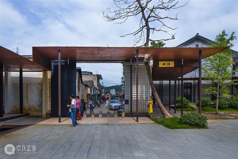 家琨建筑新作‘​文里·松阳三庙文化交流中心’，耐候钢‘泥鳅’ 松阳 建筑 中心 耐候钢 家琨 新作 三庙 泥鳅 彭海 东香樟树院 崇真艺客