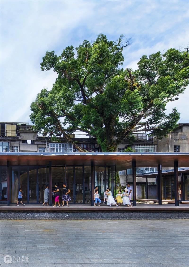 家琨建筑新作‘​文里·松阳三庙文化交流中心’，耐候钢‘泥鳅’ 松阳 建筑 中心 耐候钢 家琨 新作 三庙 泥鳅 彭海 东香樟树院 崇真艺客