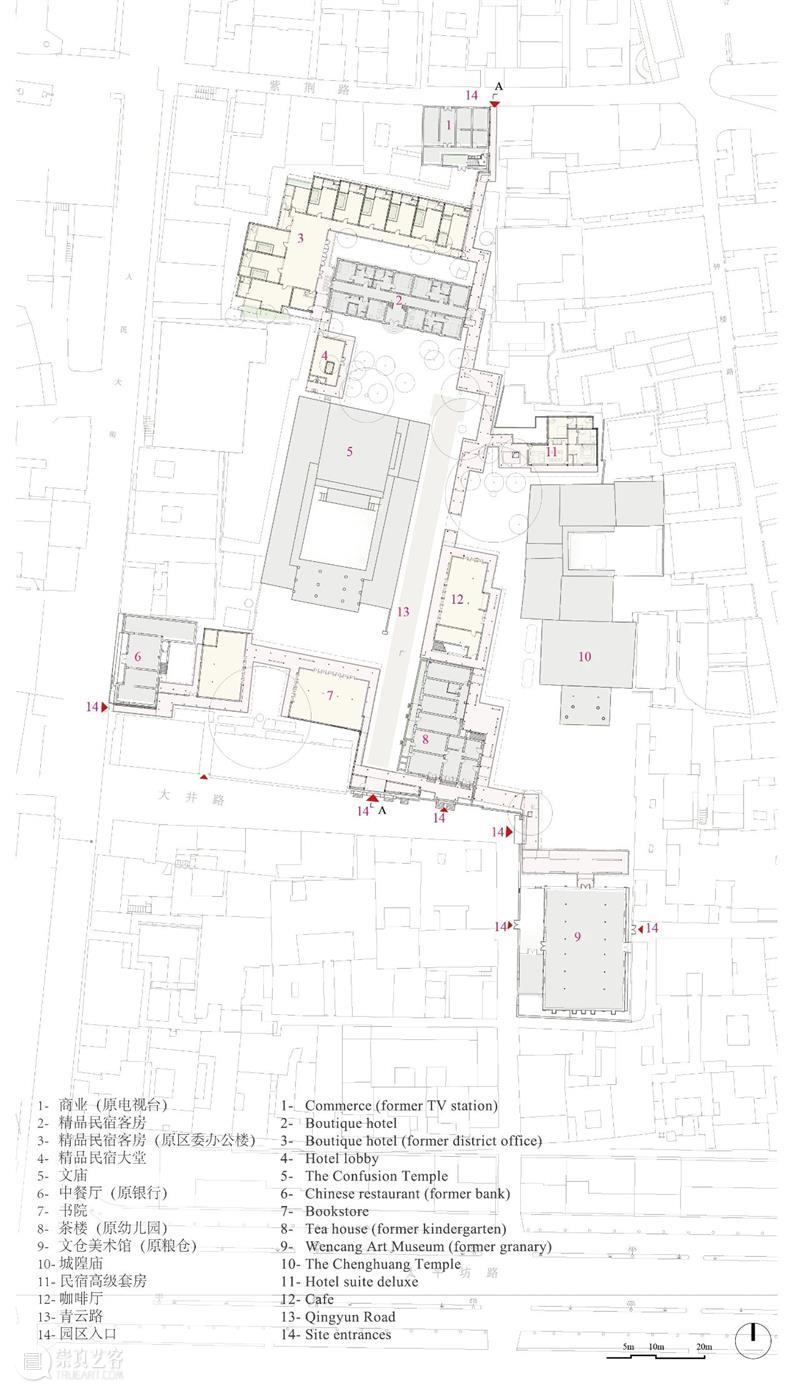 家琨建筑新作‘​文里·松阳三庙文化交流中心’，耐候钢‘泥鳅’ 松阳 建筑 中心 耐候钢 家琨 新作 三庙 泥鳅 彭海 东香樟树院 崇真艺客