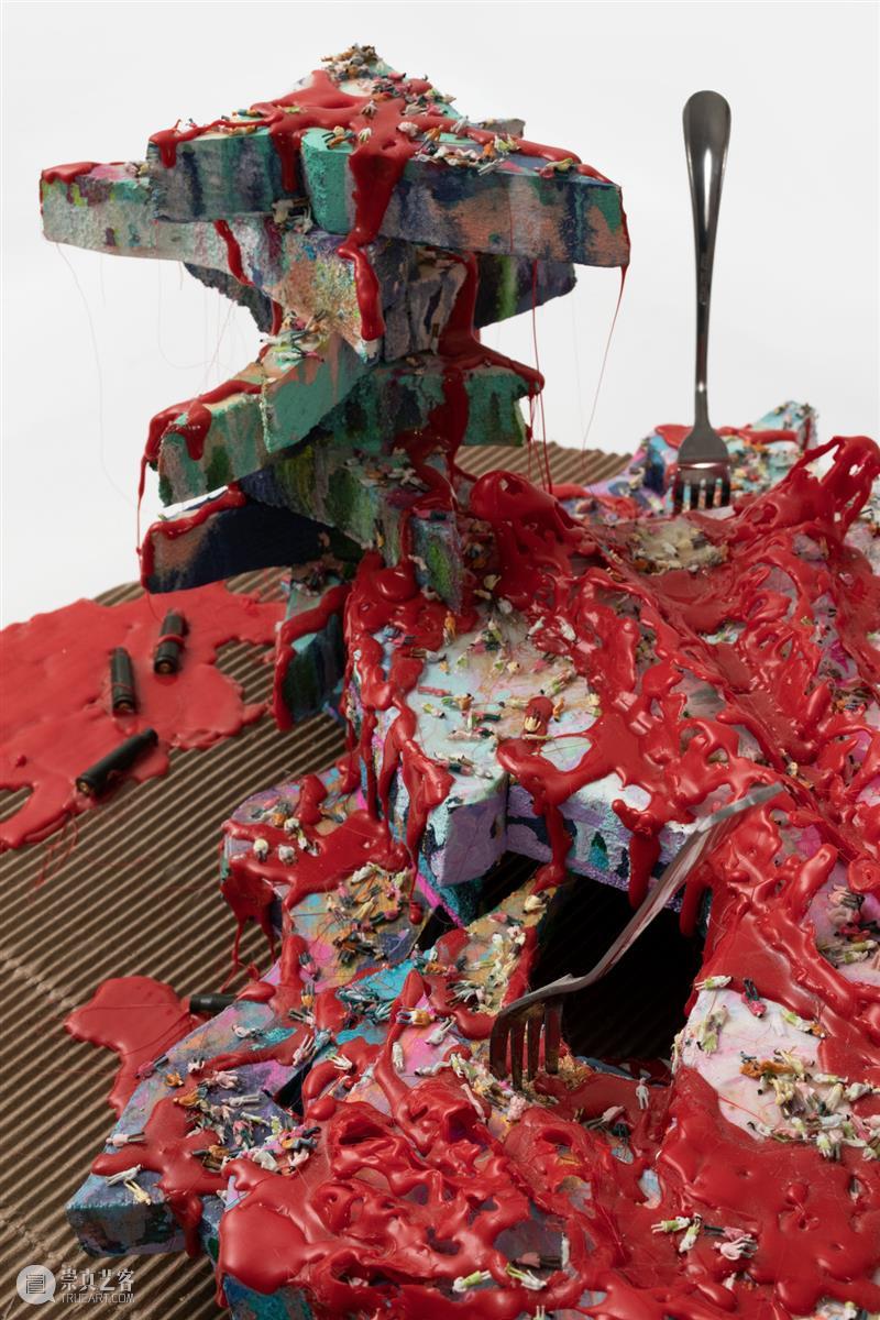 燎原说画 | 分蛋糕 “建筑蛋糕” 建筑 蛋糕 燎原 画廊 黄燎原 视频 郑维 纸板 木板 热熔胶 崇真艺客