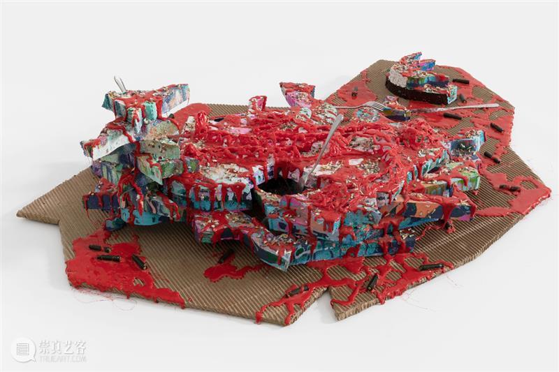 燎原说画 | 分蛋糕 “建筑蛋糕” 建筑 蛋糕 燎原 画廊 黄燎原 视频 郑维 纸板 木板 热熔胶 崇真艺客