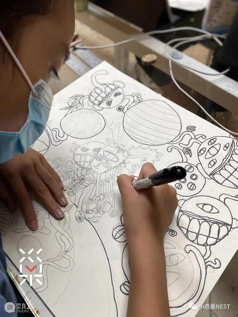 艺学 | 暑假干了啥？玛卡巴卡带你揭秘小燕巢の夏天 暑假 玛卡巴卡带你揭秘小燕巢 时间 高温 天气 生活 外面 酷暑 燕巢 课程 崇真艺客