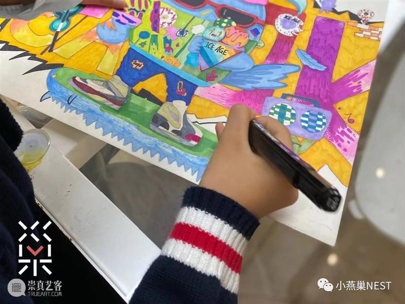 艺学 | 暑假干了啥？玛卡巴卡带你揭秘小燕巢の夏天 暑假 玛卡巴卡带你揭秘小燕巢 时间 高温 天气 生活 外面 酷暑 燕巢 课程 崇真艺客