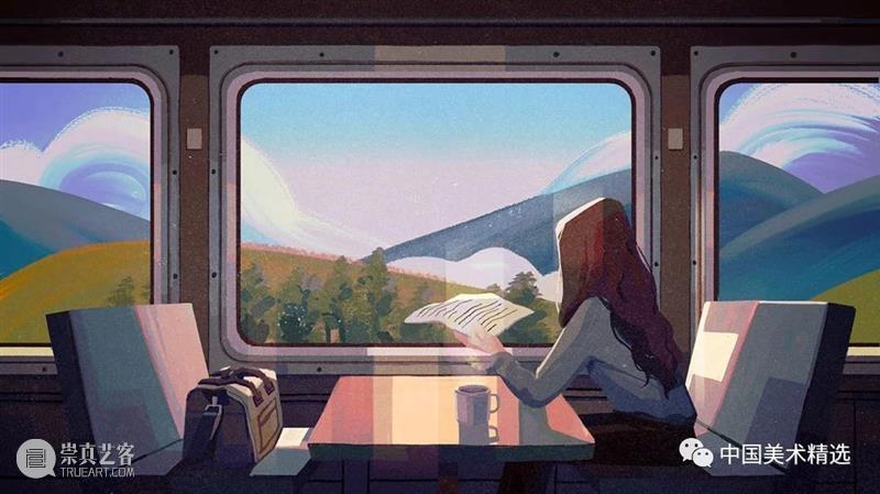 这色彩有光 色彩 韩国 插画师 作品 画风 眼前 往期 好文 海水 光影 崇真艺客