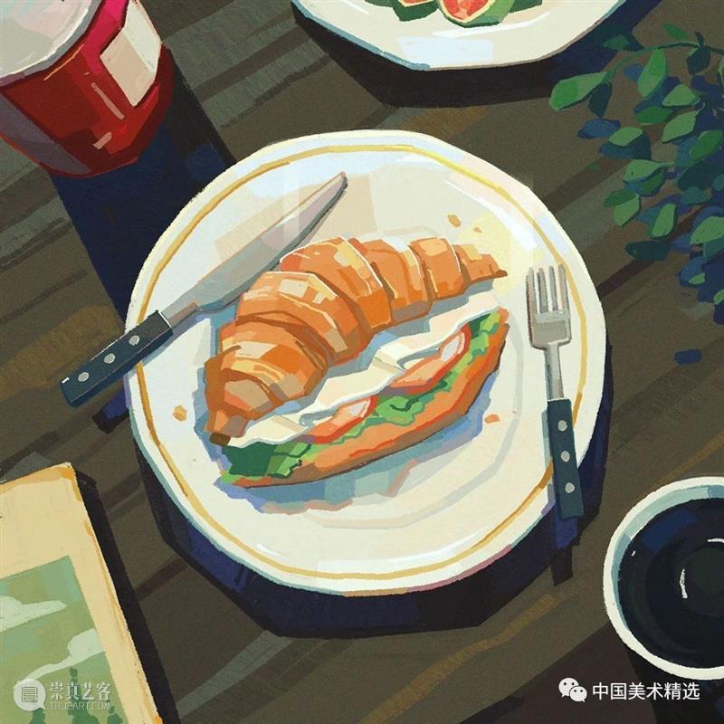 这色彩有光 色彩 韩国 插画师 作品 画风 眼前 往期 好文 海水 光影 崇真艺客