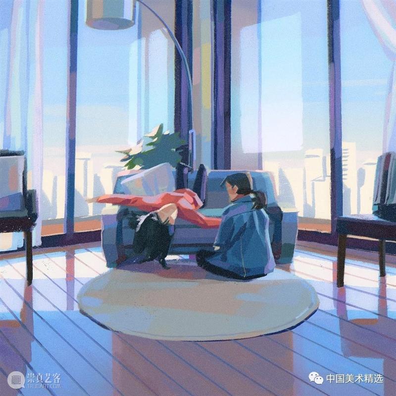 这色彩有光 色彩 韩国 插画师 作品 画风 眼前 往期 好文 海水 光影 崇真艺客