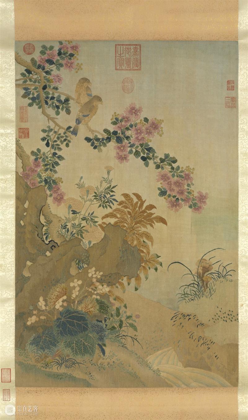 云讲座 | 《大匠之门》艺术与生活系列讲座⑤：彩丝缂镂装堂花——宋代缂丝与书画 讲座 彩丝缂镂装堂花 缂丝 书画 大匠之门 艺术 生活 系列 内容 下方 崇真艺客