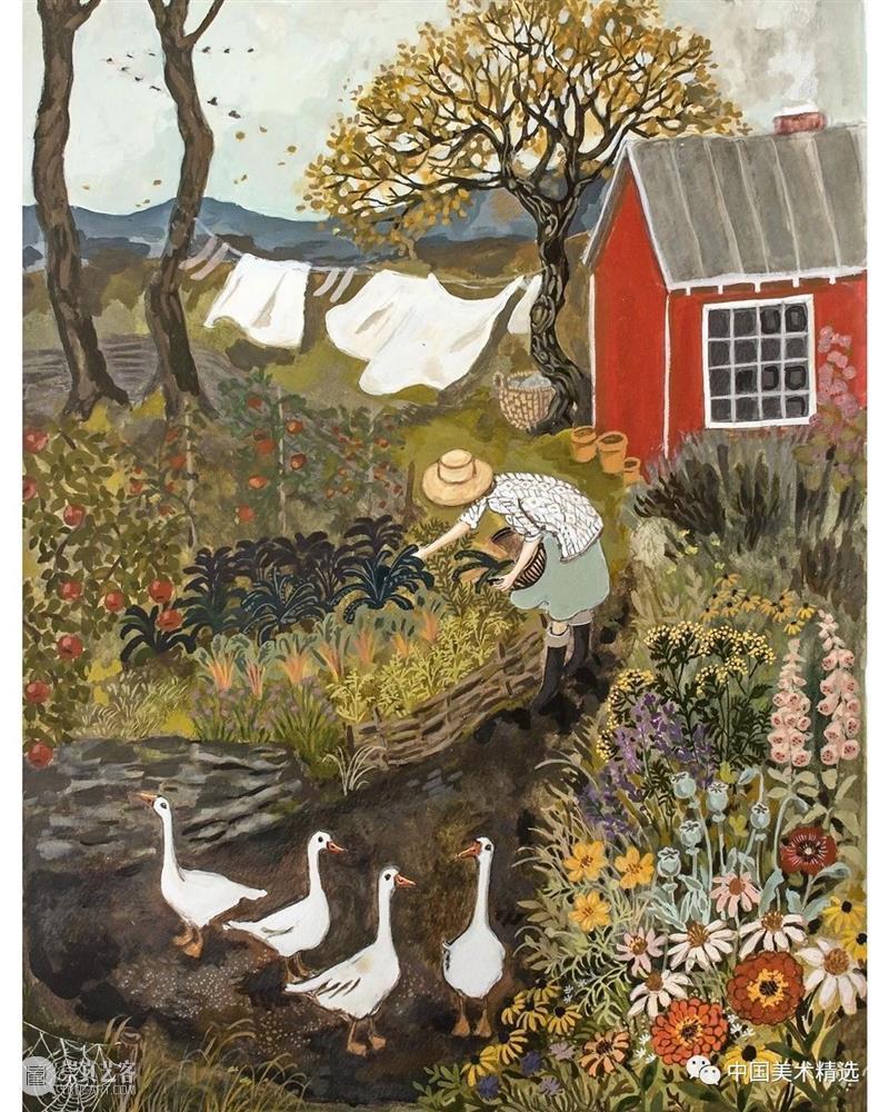 是向往的生活 生活 插画家 Loré Pemberton 丈夫 女儿 佛蒙特州北部 园艺 原生态 作品 崇真艺客