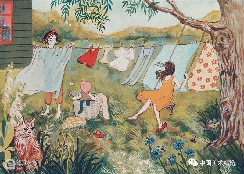 是向往的生活 生活 插画家 Loré Pemberton 丈夫 女儿 佛蒙特州北部 园艺 原生态 作品 崇真艺客