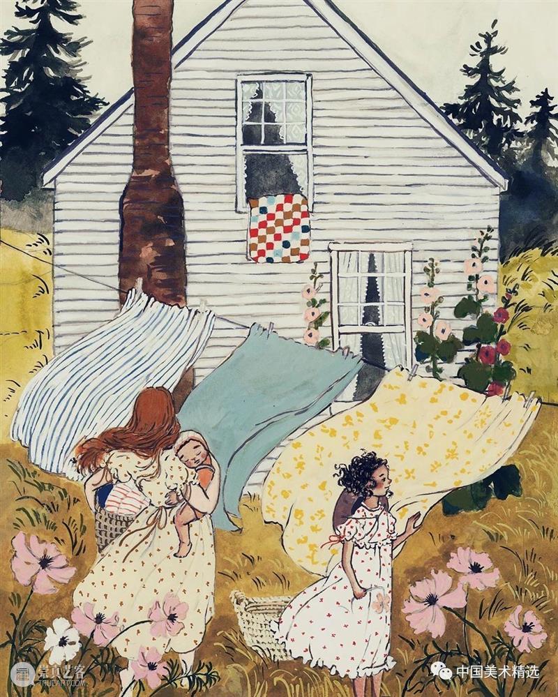 是向往的生活 生活 插画家 Loré Pemberton 丈夫 女儿 佛蒙特州北部 园艺 原生态 作品 崇真艺客