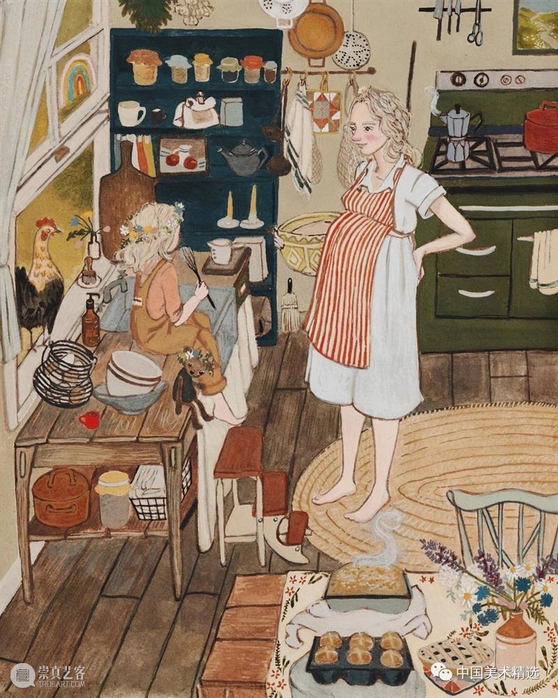 是向往的生活 生活 插画家 Loré Pemberton 丈夫 女儿 佛蒙特州北部 园艺 原生态 作品 崇真艺客