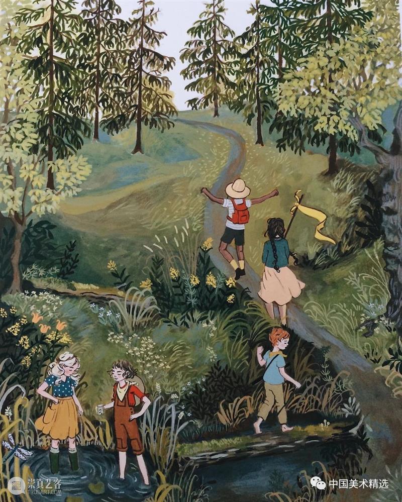 是向往的生活 生活 插画家 Loré Pemberton 丈夫 女儿 佛蒙特州北部 园艺 原生态 作品 崇真艺客