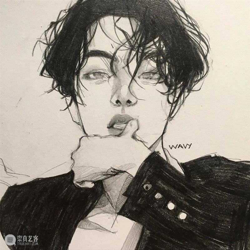 最怕长得好看的人，画得也比你好！ 你好 END 崇真艺客