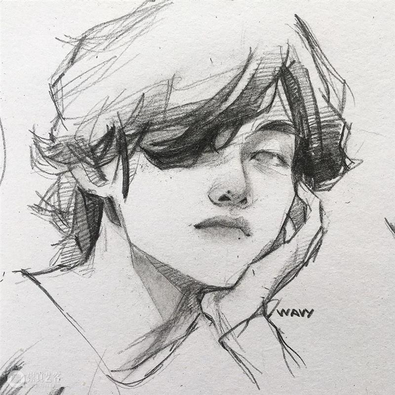 最怕长得好看的人，画得也比你好！ 你好 END 崇真艺客