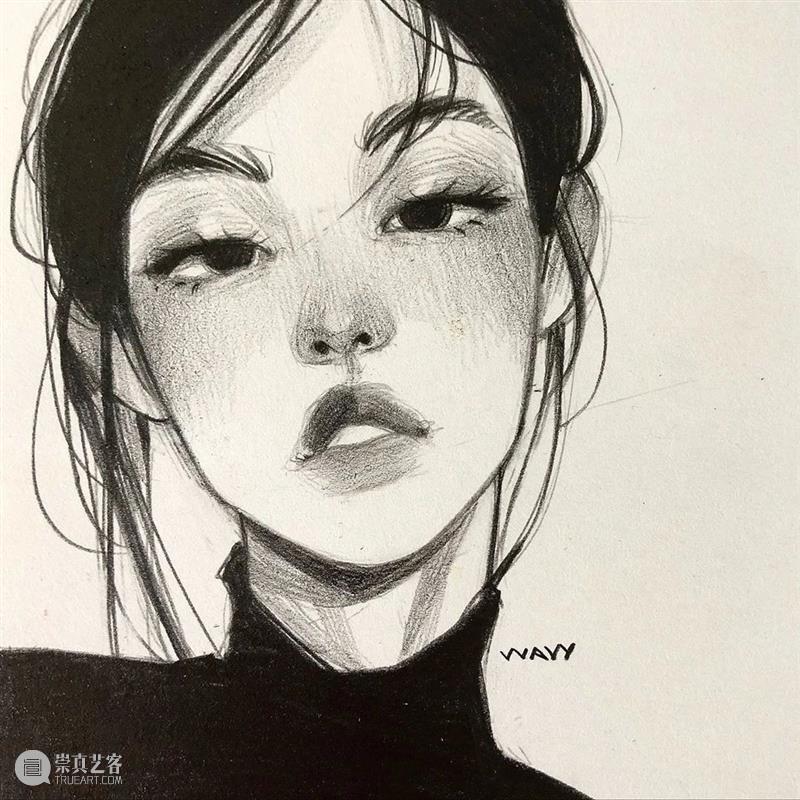 最怕长得好看的人，画得也比你好！ 你好 END 崇真艺客